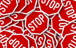 Bunch of stop signs