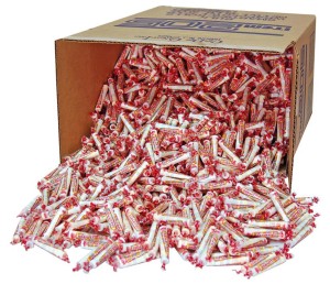 giant 40lb box of wrapped smarties