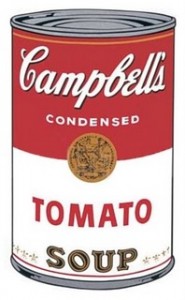 Image of a can of Campbell's Tomato Soup