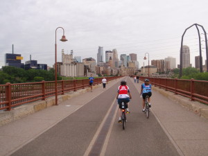 Minneapolis Skyline from Stone Arch Bridge