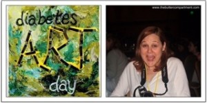Collage of D-Art Day Logo and a shot of Lee Ann