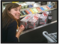 Marissa Hitchcock and our Diet Coke.