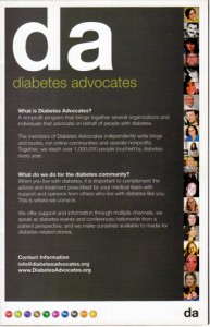 Front Cover of the Diabetes Advocate brochure