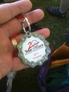 2011 Tour de Cure Finisher Medal