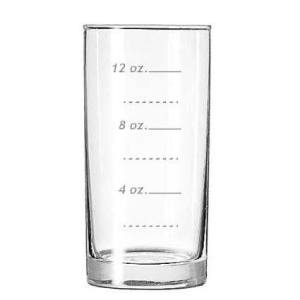 Marked Measuring Glass