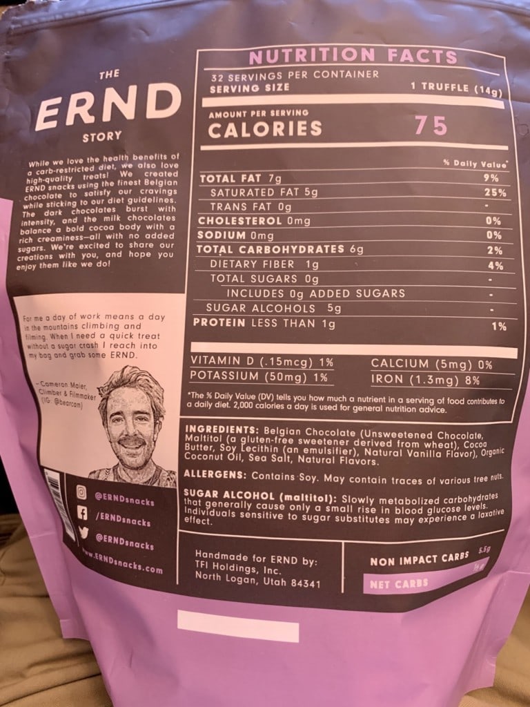 Ernd chocolate