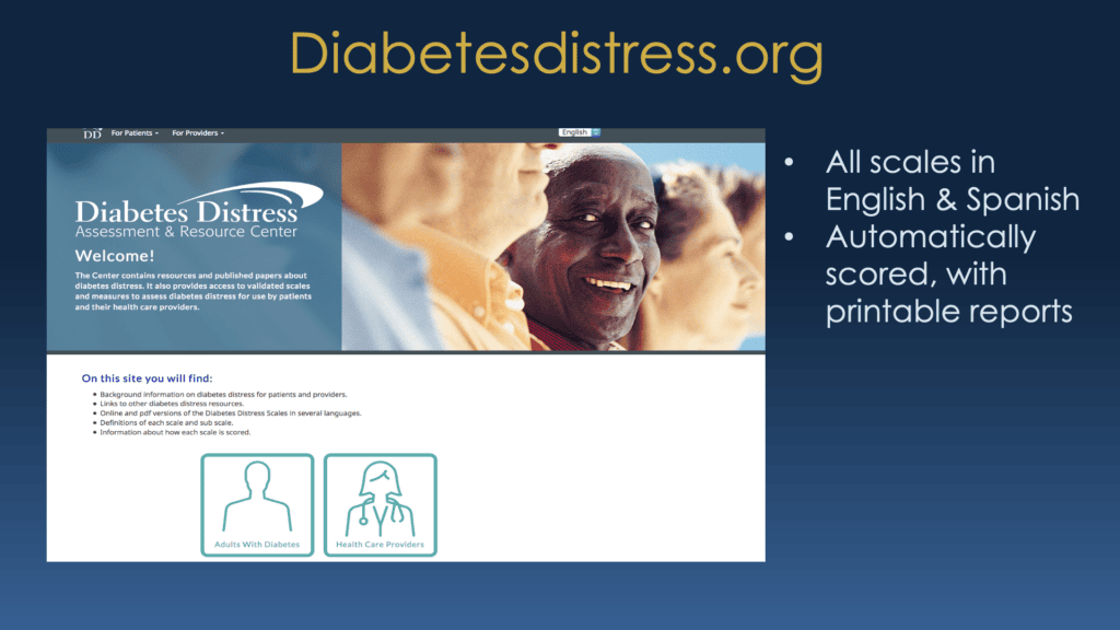 Diabetes Distress Website