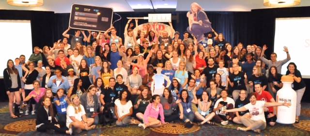 Group shot from the 2015 Students with Diabetes Conference